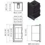Cllena Rocker Switch Holder Panel Housing Kit - (3PCS)