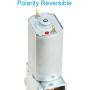 GW180 DC 6V 12V small micro Worm gear motor Low speed High torque Ultra Thin Slim gear box Reversible Electric engine Robot Lock (12V 52RPM)
