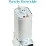 GW180 DC 6V 12V small micro Worm gear motor Low speed High torque Ultra Thin Slim gear box Reversible Electric engine Robot Lock (12V 52RPM)