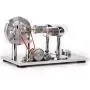 Sunnytech Spark Gap Tesla Coil Hot Air Stirling Engine Motor Model Educational Toy WH12-SC001