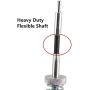 KUNTEC Engine Cylinder Hone Tool 2-7 Adjustable Deglazer 3inch Blade 220 Grit Stones