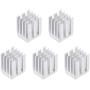 uxcell Electronic Radiators Heatsink for Stepper Motor,3D Printer 9x9x12mm Silver 5pcs