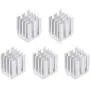 uxcell Electronic Radiators Heatsink for Stepper Motor,3D Printer 9x9x12mm Silver 5pcs