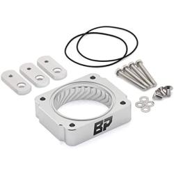 BlackPath - Fits Ford F-150 F-250 Super Duty F-350 Super Duty Throttle Body Spacer Performance (Silver) T6 Billet