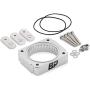 BlackPath - Fits Ford F-150 F-250 Super Duty F-350 Super Duty Throttle Body Spacer Performance (Silver) T6 Billet