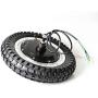 E-Tech 400w/48v Brushless Gearless 12in Ebike Scooter Conversion Kit Hub Motor (Model: 12in - Motor & Tire Only)