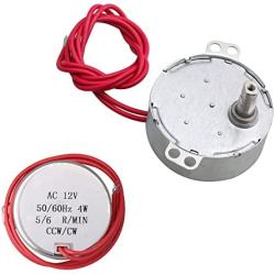 Mxfans Electric Synchronous Motor 12V AC 5-6RPM CW/CCW 4W Oscillating Fan Motor