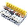 ELECFREAKS microbit Wukong Expansion Board Adapter for microbit Drive 8-Way Servo / 2-Way Motor / 8-Way Sensor, Breakout Board with 400mAh Li-ion Battery / 8 LED / 4 Rainbow LED