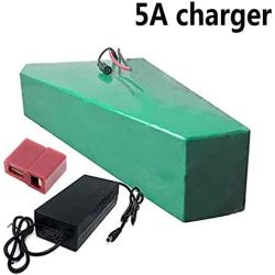 Jieoto Lithium Battery Pack 24V 48AH Ebike Lithium Battery Pack Electric Bike Battery with Charger, for 200W ~ 500W Motor Electric Bike Motorcycle Scooter