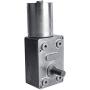 Jadeshay DC Reduction Motor-Reversible High Torque Worm Geared Motor DC 12V Reduction Motor CW/CCW, DC Worm Gear Motor 20RPM