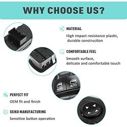 A-Premium Power Window Switch Master with 2 AUTO Compatible with Chrysler Town Country Dodge Grand Caravan 2008 2010-2011 Journey 2009-2010 Nitro 2007-2012 Jeep Liberty 2008-2013