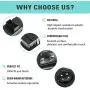 A-Premium Power Window Switch Master with 2 AUTO Compatible with Chrysler Town Country Dodge Grand Caravan 2008 2010-2011 Journey 2009-2010 Nitro 2007-2012 Jeep Liberty 2008-2013