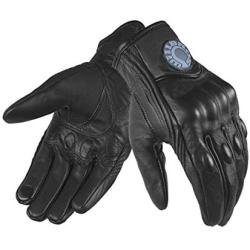 Willbros Motorcycle Gloves Leather Touch Screen Full Finger Motocross Cycling Motorbike ATV Bike Outdoor Sports Men Women M