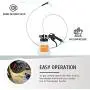 Orion Motor Tech Brake Bleeder, Pneumatic Brake Fluid Bleeder Kit with 8 Master Cylinder Adapters, 1L Vacuum Brake Bleeder for Solo Brake Fluid Replacement, Brake Fluid Bleeder Kit