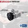 Replacement AC Compressor - Compatible with Toyota Tacoma 2005-2015 - Replaces 51140043, 60-01927NA, 1140202, 1140036-05, 06, 07, 08, 09, 10, 11, 12, 13, 14, 15