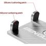 Kingsea Aluminium Bike Phone Mount Holder Motorcycle Phone Mount for Handlebar Accessories Compatible with iPhone 12 12 Pro Max 11, Galaxy and Other 4.7-6.8 Inches Cellphones - Silver