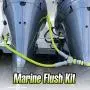 Flexzilla Marine Twin Outboard Flush Kit, 6-Piece 5/8