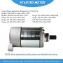 Starter Motor Replacement for Polaris Sportsman 500 325 330 335 425 400 450 ATV UTV Ranger Magnum Trail Boss Big Boss ATP Scrambler Starter HO 1995-2014 3090188 3084981