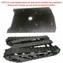 Smart Robot Metal Tank Chassis Kit with 2pcs Pure Rubber Tracks for Arduino, 10kg Large Load Remote Control Crawler Tank Chassis Platform T007 Off-road Vehicle and 12V A58SW-555 Motor for Adults Teens