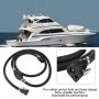 Marine Johnson 3/8in Boat Motor Fuel Gas Hose Line Assembly Primer Bulb Connector