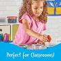 Learning Resources Jumbo Colorful Eyedroppers - Set of 6 with Stand, Ages 3+ Science Class Tools, Preschool Science, Sensory Table Accessories, Toddler Science Goggles, Droppers for Kids