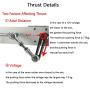JQDML Cycling Linear Actuator Motor 12V,Adjustable Stroke Length 1.2