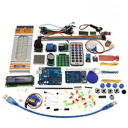 Ultimate Arduino Starter Kit UNO R3 Kit with RFID LCD1602 Stepper Motor