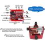 RATTMMOTOR CNC 1310 Router Machine Kit GRBL 3 Aixs DIY Mini CNC Metal Engraver Milling Machine+GRBL Offline Controller for Engraving Copper/Aluminum and Soft Metal, Plastic, Wood, Acrylic, PVC, PCB