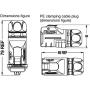 Trolling Motor Plug and Receptacle, Male Plug & Female Panel Mount Socket Waterproof IP67 2Pin Connector 12V 24V 36V 48V Plug for Trolling Motor Marine Boat RV Solar Panel