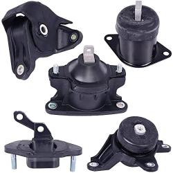 Engine Motor Mount Set Compatible with Fit 08-12 Honda Accord 2.4L /09-13 Acura TSX 2.4L AUTO 5pc A4565 A4572 A4570 A4584 A4561