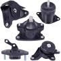 Engine Motor Mount Set Compatible with Fit 08-12 Honda Accord 2.4L /09-13 Acura TSX 2.4L AUTO 5pc A4565 A4572 A4570 A4584 A4561