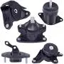 Engine Motor Mount Set Compatible with Fit 08-12 Honda Accord 2.4L /09-13 Acura TSX 2.4L AUTO 5pc A4565 A4572 A4570 A4584 A4561