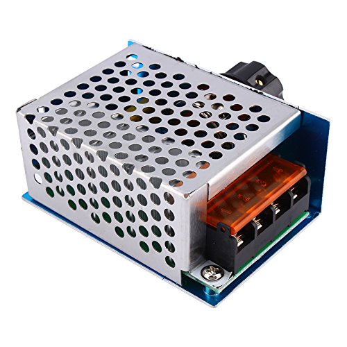 Régulateur de Tension Électronique 4000W, Contrôleur Thermostat Moteur, Régulateur de Vitesse Moteur à SCR Haute Puissance, 220V AC Régulateur de Tension Électronique 4000W, Contrôleur Thermostat Moteur, Régulateur de Vitesse Moteur à SCR Haute Puissance, 220V AC