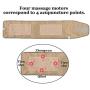 BXQQ Slimming Massage Belt Electric Vibration Sauna Belt with 4 Motors Weight Loss Automatic Timing Far Infrared Heating Fat Burner for Women and Men