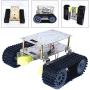AI LI WEI Professional Stainless Steel Frame Smart Car Tank Chassis Kit Crawler Track sg 90 Motor and 90s Motor Platform Chassis Robot Tank Kit DIY
