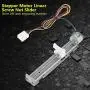 Maxmartt Stepper Motor Slider,DC 12V Stepper Motor with Linear Screw Nut Slider for DIY Laser Engraving Machine