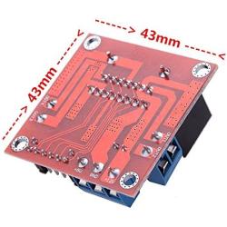 Ardest L298N Dual H-Bridge Motor Drive Controller for Arduino Smart Car Robot Power Stepper Motor Driver Module