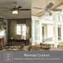 Smart Fan Control, Lumary Wi-Fi 4 Speed Ceiling Fan Wall Control with Light Dimmer Switch Compatible with Alexa & Google Assistant, Neutral Wire Needed, NO Hub Required