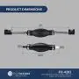 Tuyau de carburant marin FO4282 Five Oceans pour hors-bord Mercury, avec ampoule de pompe à vide, 3/8 pouce x 6 pieds, 2 raccords rapides, renforcé EPA/CARB, compatible essence mélangée à l'éthanol. Tuyau de carburant marin FO4282 Five Oceans pour hors-bord Mercury, avec ampoule de pompe à vide, 3/8 pouce x 6 pieds, 2 raccords rapides, renforcé EPA/CARB, compatible essence mélangée à l'éthanol.