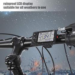 Motor Brushless Controller + Waterproof LCD Display, 24V/36V/48V/60V 500W Optional Electric Bicycle Scooter Brushless Controller Kit(500W24V)