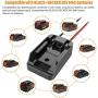Power Wheel Adapter with Fuse&Switch,Secure Battery Adapter for Black+Decker 20V MAX Lithium Battery,with 12 Gauge Wire,Good Power Convertor for DIY Ride On Truck,Robotics,RC Toys and Work Lights