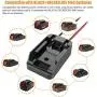 Power Wheel Adapter with Fuse&Switch,Secure Battery Adapter for Black+Decker 20V MAX Lithium Battery,with 12 Gauge Wire,Good Power Convertor for DIY Ride On Truck,Robotics,RC Toys and Work Lights