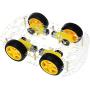 DollaTek Smart Motor Robot Car Battery Box Chassis Kit Speed Encoder for Arduino - Four Rounds