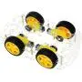 DollaTek Smart Motor Robot Car Battery Box Chassis Kit Speed Encoder for Arduino - Four Rounds