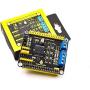 KEYESTUDIO L298P Motor Driver HAT Shield GPIO for Raspberry Pi Model B/B+/A+/2/3/4 Zero and Zero W, High-Power Motor Speed Control Board Dual H Bridge with IR Receiver