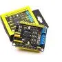 KEYESTUDIO L298P Motor Driver HAT Shield GPIO for Raspberry Pi Model B/B+/A+/2/3/4 Zero and Zero W, High-Power Motor Speed Control Board Dual H Bridge with IR Receiver