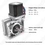 Worm Gear Nema23 Stepper Motor 3.5A L2.1inch Gearbox Ratio 30:1 Speed Reducer for CNC DIY Router