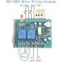 Mangood AC 85V 110V 120V 220V 250V 2 Channel Motor Forwards and Reverse Remote Switch Motor Remote Control 433MHz Wireless Switch Transmitter with Receiver Learning Code (Black 2X Control 433Mhz)