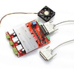 tb6560 3 axis Stepper Motor Driver Board nema 23 nema17 Controller Driver Breakout Board V Type 3.5A 12-36V DC with parallel cable for CNC Router Engraving Milling Machine