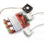 tb6560 3 axis Stepper Motor Driver Board nema 23 nema17 Controller Driver Breakout Board V Type 3.5A 12-36V DC with parallel cable for CNC Router Engraving Milling Machine